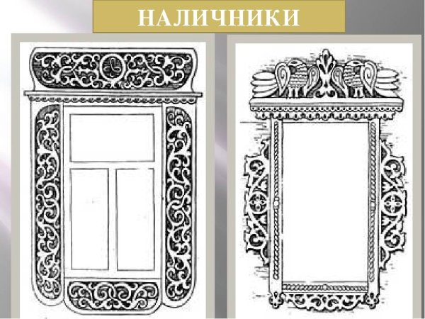 Эскиз наличника
