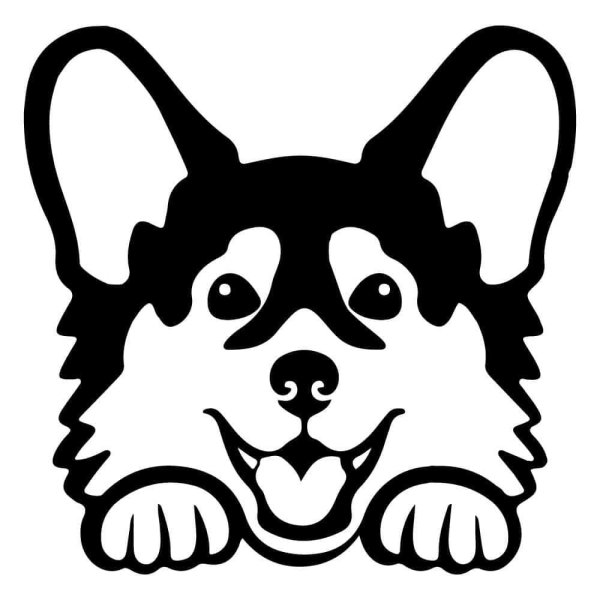 Собака корги вектор
