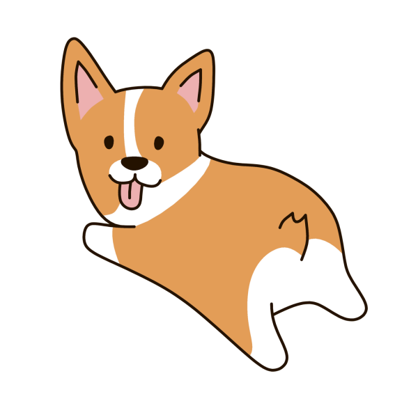 Вельш корги вектор