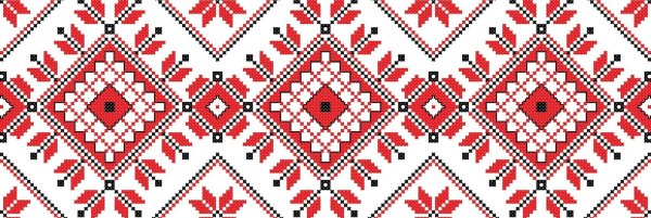 Мордовские рушники с орнаментом