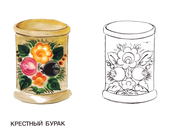 Урало Сибирская роспись Туесок