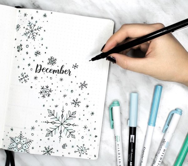 Bullet Journal декабрь