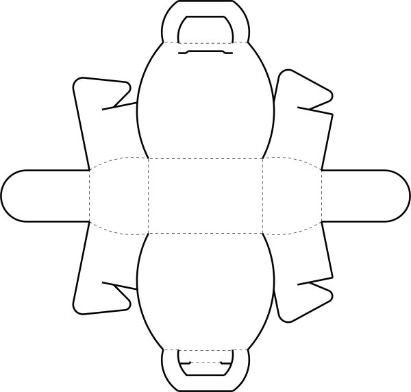 Трафареты коробок