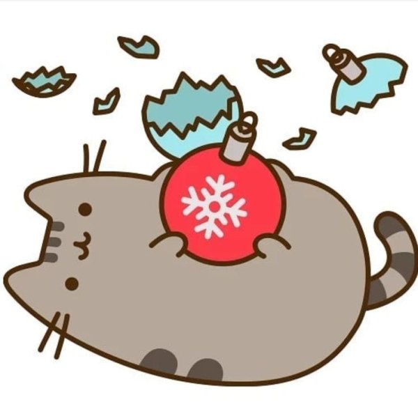 Кот Пушин новый год