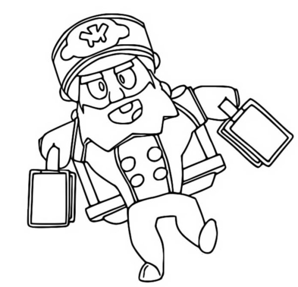 Портье-Майк из Brawl Stars