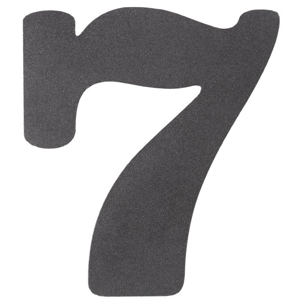 Трафаретная цифра 7