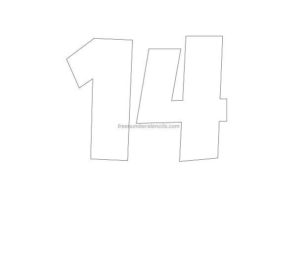Трафарет 14