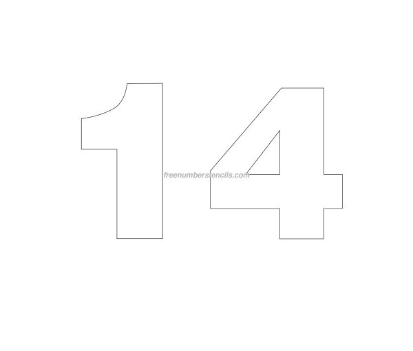 Трафарет 14