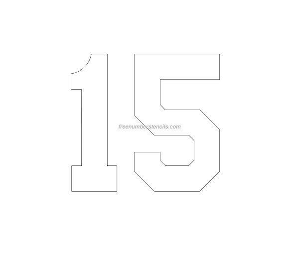 15 - 16 Трафарет