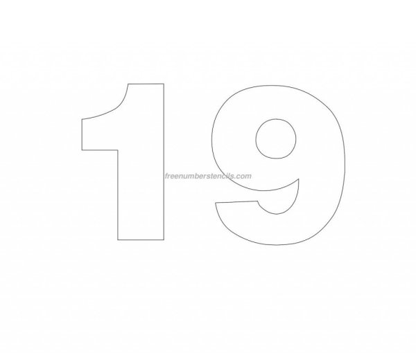 Трафарет 19