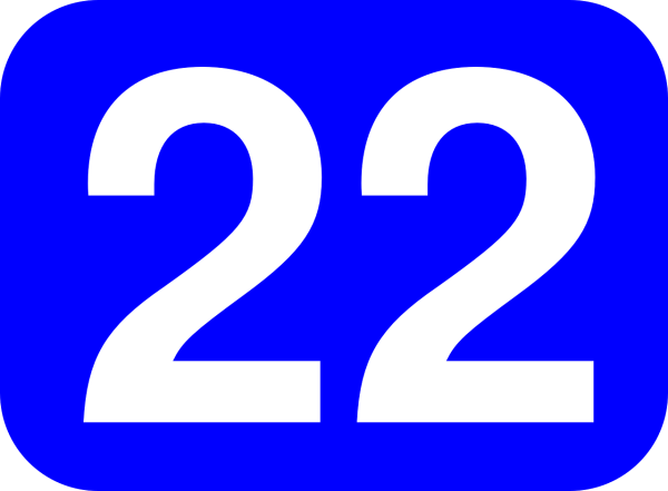 Красивое число 22