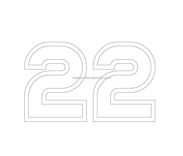 Трафарет 22