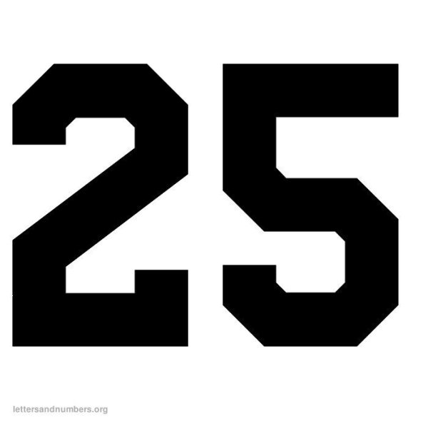 Цифра 25