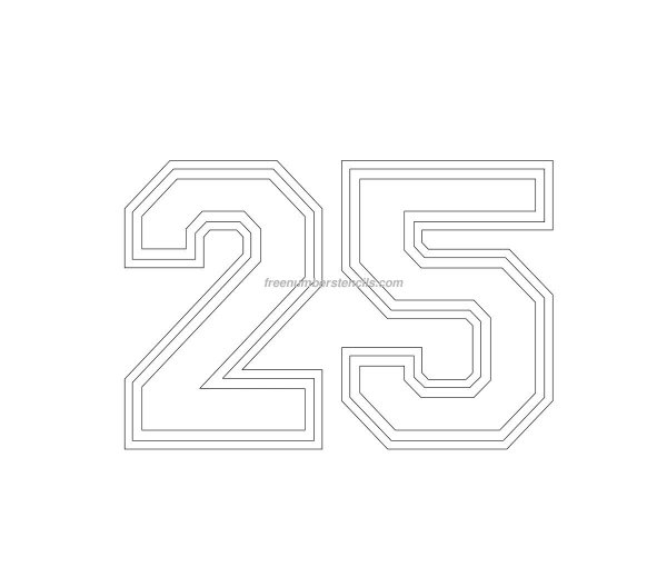 Трафарет 20