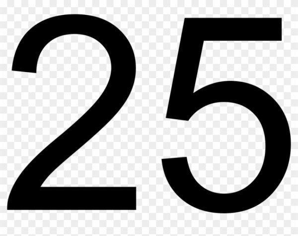 Цифра 25