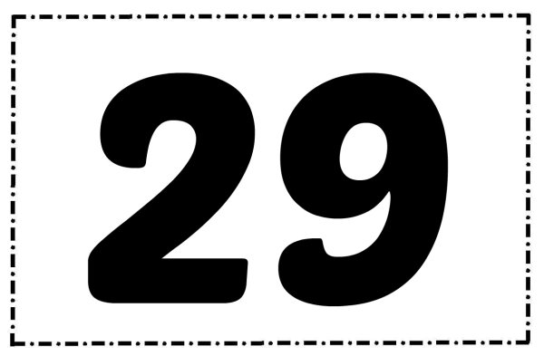 Цифра 29