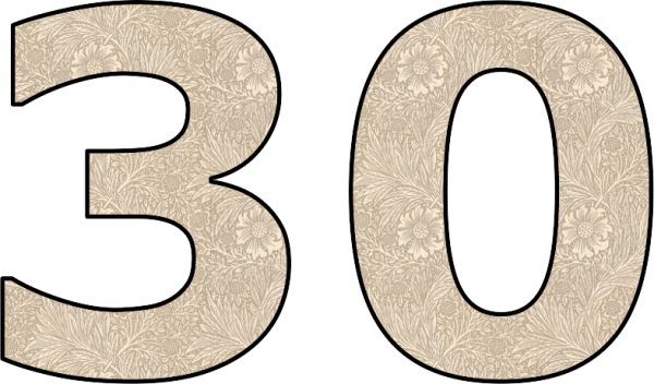 Цифра 30