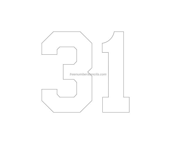 Трафарет 31