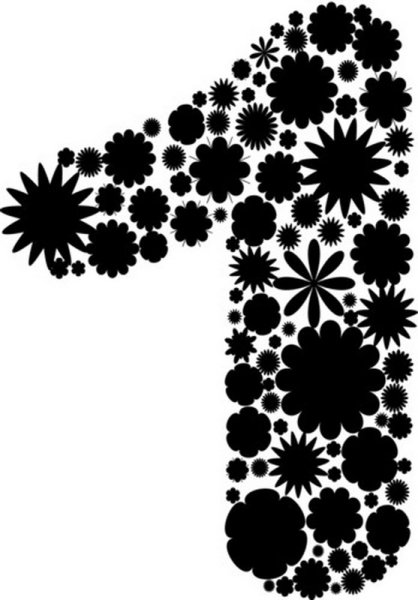 Трафареты для декора цифры