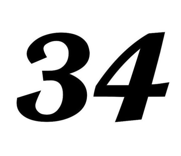 Цифра 34