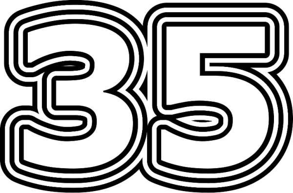 35 Лет цифры