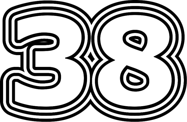 Красивая цифра 38