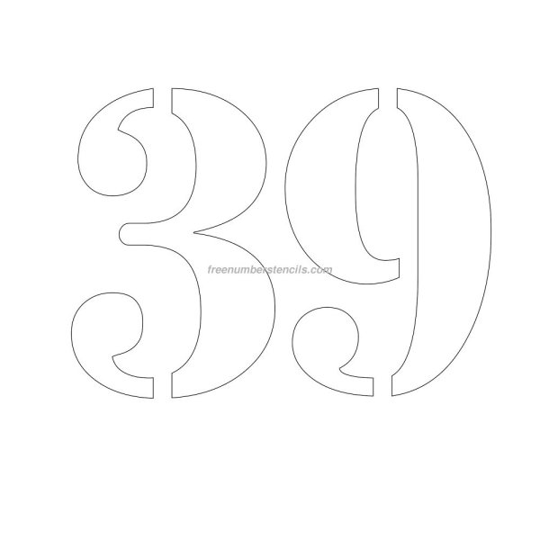 Трафарет 39