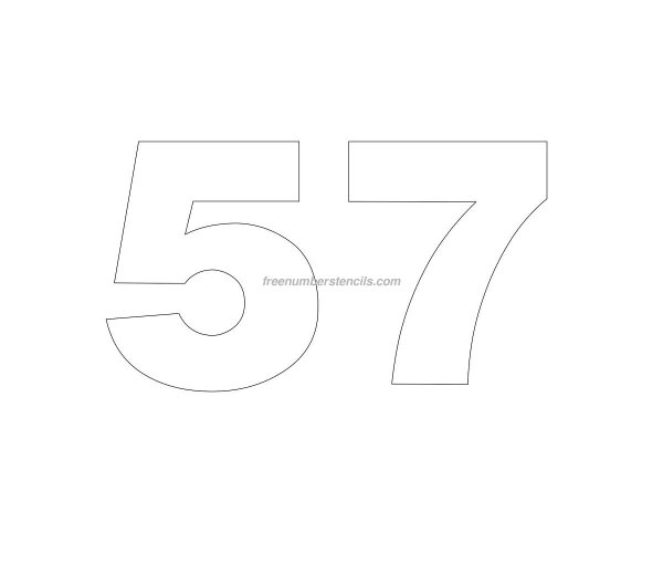 Цифра 57