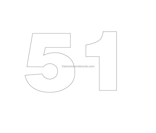 Трафарет 51