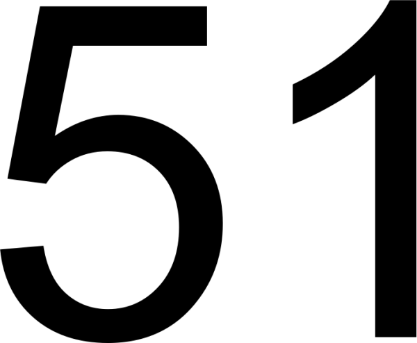 Цифра 51