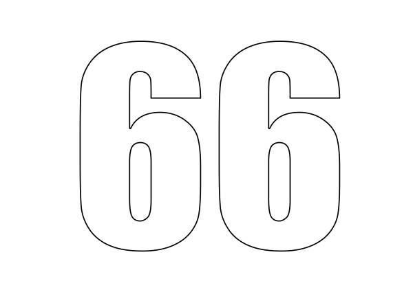 Цифра 0 раскраска