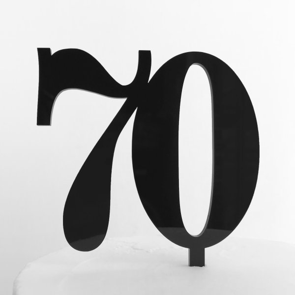 Красивая цифра 70