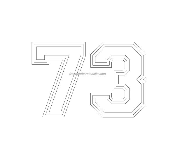 73 Трафарет