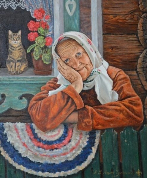Художник Александр Андреев-Чукманский бабушка