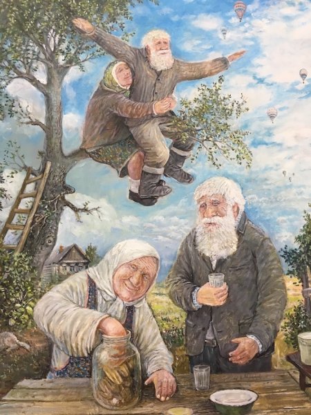 Художник Леонид Баранов. Цикл " русская деревня".