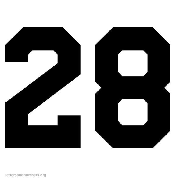 Цифра 28