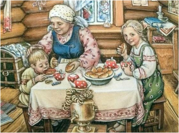 Астафьев Бабушкин праздник иллюстрации
