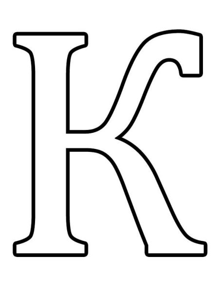 Шаблоны букв