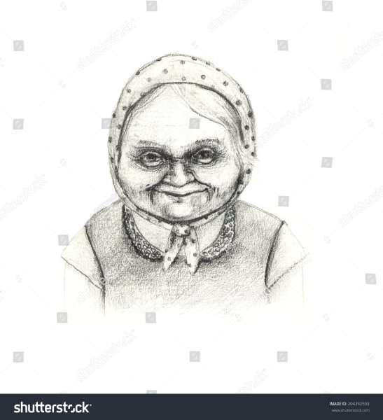 Лицо бабушки