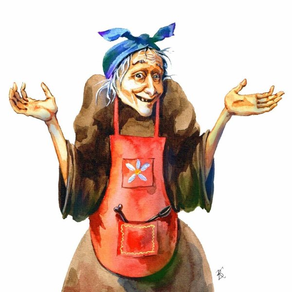 Баба Яга картинки