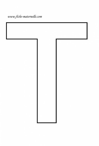 Буква т трафарет красивая