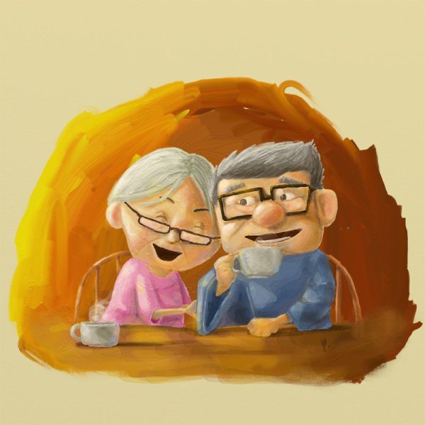 Мультфильм вверх Карл и Элли