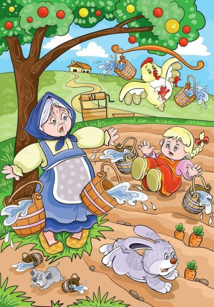 У страха глаза велики. Русская народная сказка