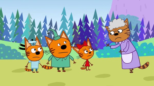 Три кота мультсериал Коржик