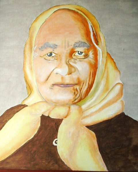 Бабушка рисунок