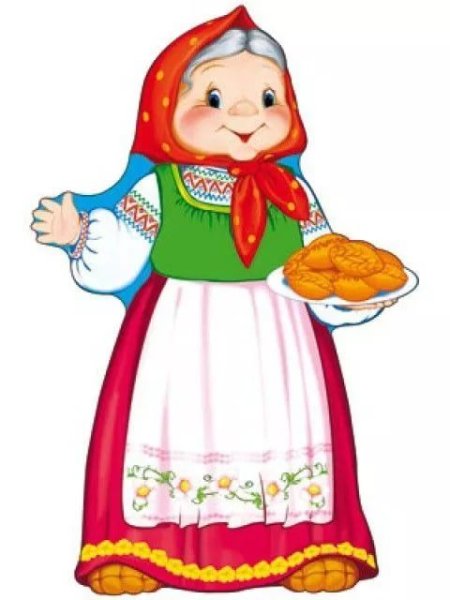 Плакат вырубной. Бабка. Ф-7219