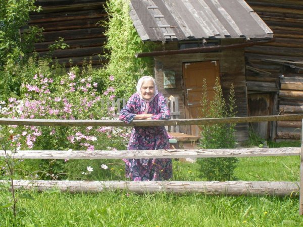 Домик в деревне бабушка