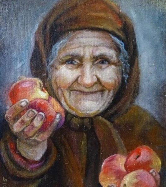 Бабушка картина