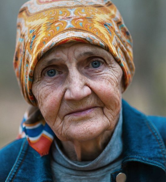 Старенькая бабушка