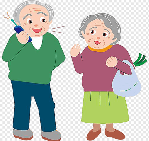 Изображение бабушки и дедушки для детей